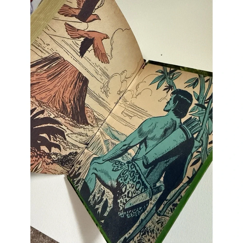 TARZAN AND THE FORBIDDEN CITY Edgar Rice Burroughs (1954) Whitman hardcover READ
